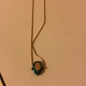 Hamsa necklace from Israel